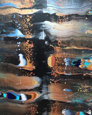 Coucher de soleil sur la mer