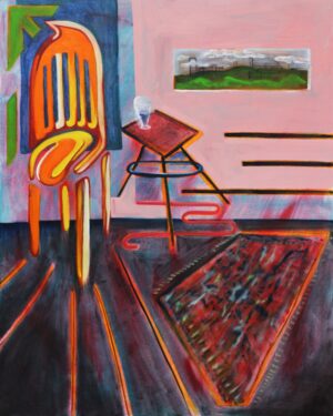 Living room in pieces