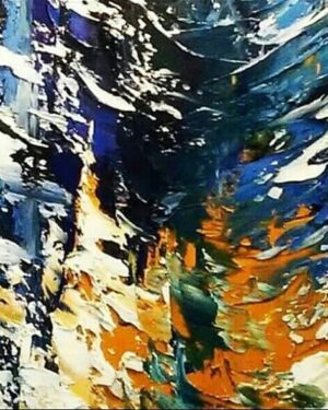 Bleu et blanc de l’hiver quÃ©bÃ©cois