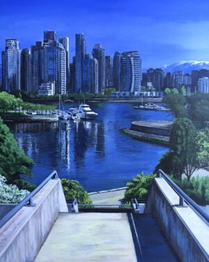 Looking North over False Creek